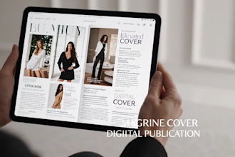 design luxury lifestyle magazine, magazine layout, editorial publication cover