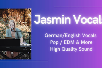 be your female vocalist with english or german vocals