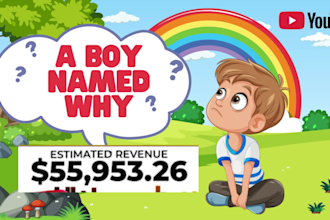 produce kids learning cartoon animation videos to earn 10k