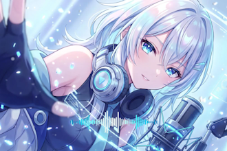make anime background music for vtuber games and livestreams