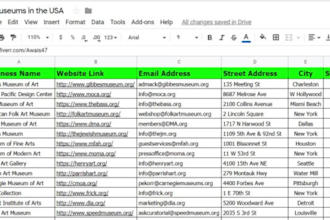 do web research and collect accurate business data