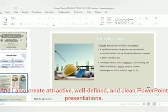 professionally type and create notes in word or powerpoint