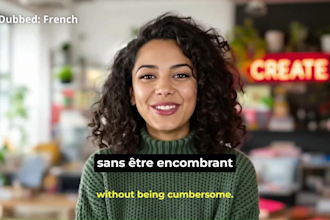 localize and dub your videos into 50 languages with lip sync