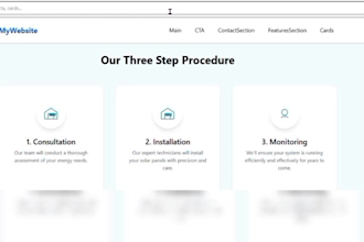 do front end website development and design