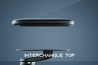 create 3d industrial animation for ergonomic chair and cgi product demo
