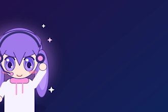 create vtuber model mascot live2d 3d vtuber avatar png studio in anime style