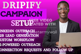 do linkedin outreach automation setup using dripify