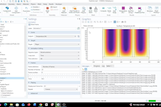 perform professional comsol thermal simulation with detailed report
