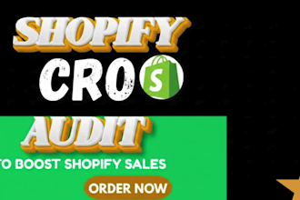 shopify cro audit optimization to increase shopify sales