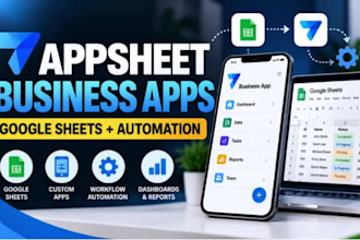 build custom appsheet business apps with google sheets workflows