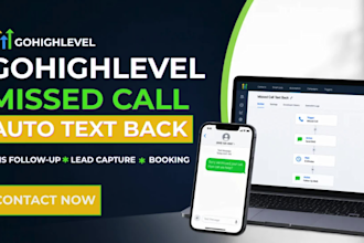 setup gohighlevel missed call text back and lead follow up automation