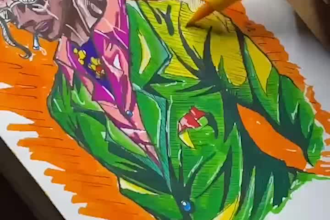 make any anime commission on a4 paper