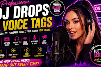 create the best professional dj drop and tag experience