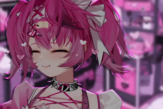 design and rig live2d vtuber model anime vtuber model and live 2d vtuber avatar
