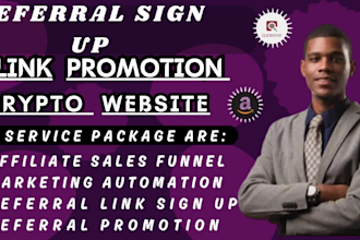 do viral affiliate link promotion, crypto referral, sign up link promotion