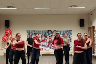 do viral tiktok video dance, group dance, afro dance challenge