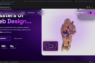 create 3d landing pages