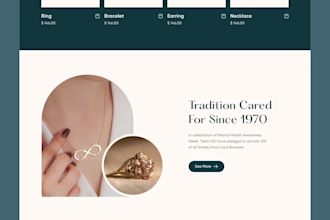 design a professional shopify jewelry store