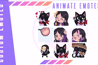 draw and animate cute emotes for your twitch