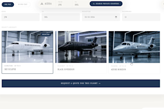 design modern luxury website for business and startups