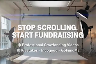 create crowdfunding campaign video for kickstarter indiegogo gofundme campaign