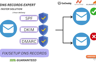 configure, fix, or update your spf, dmarc, and dkim records