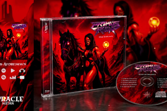 design rock or metal album cover for you