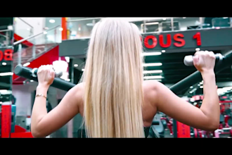 edit professional fitness, gym, and sports promo videos