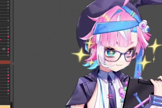 design live2d vtuber model and do professional live2d rigging