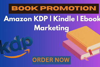 book promotion ebook marketing amazon kindle and KDP promotion