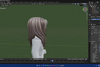 custom colored hair styling