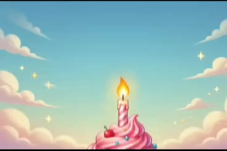 create a custom animated birthday video