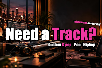 produce a professional custom kpop beat in any style
