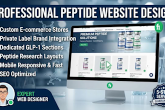 design private label peptide website peptide glp1 website peptide research store