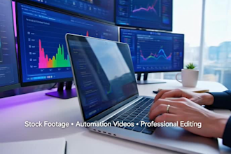 do faceless video editing using footage for youtube automation videos