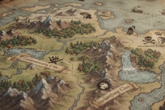 design immersive custom maps for games, fantasy worlds, and rpg projects
