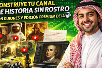 construye tu canal de historia sin rostro con guiones y edición premium de ia