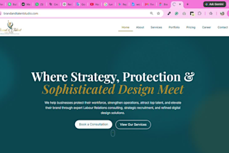 create a wordpress website with elementor pro and uiux design with figma