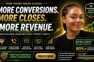 be high ticket commission sales closer b2b remote sales closing salesperson mlm
