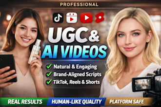 produce engaging ugc ai videos for your brand and product