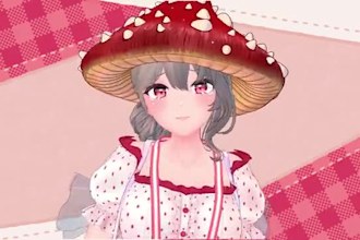 2d vtuber live2d rigging female vtuber png vtuber vtube studio vtuber character