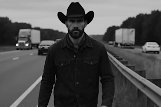 create a professional country music lyric video or music video