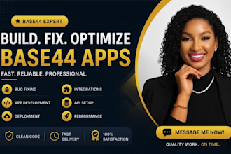 be your glide expert, mobile app developer, web app developer, glide developer