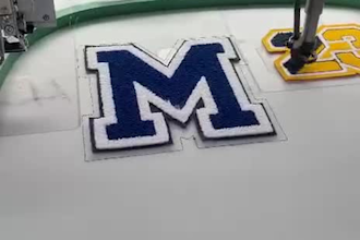 provide custom chenille patch design ready for embroidery machines