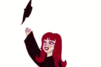 animate you throwing your graduation cap