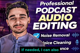 clean and enhance your podcast audio professionally