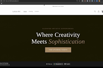 fix shopify bugs, errors, design shopify website