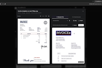 build ocr ai system for invoices, receipts, and documents
