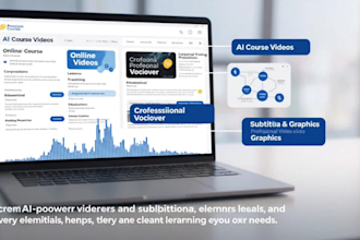 create ai video courses elearning and training videos