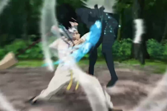 create an epic anime fighting animation or anime fight scene, anime battle scene